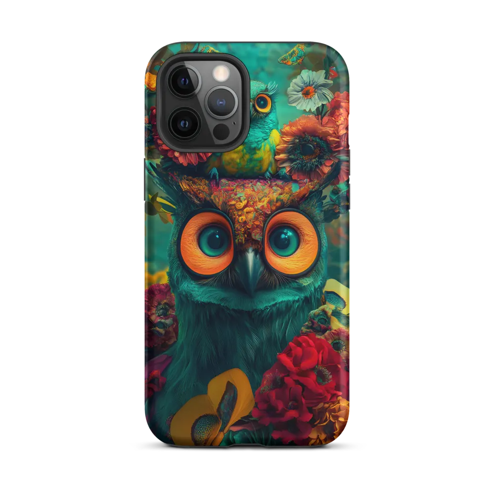 Majestic Harmony: The Floral Owl