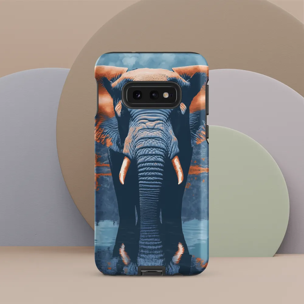 Majestic Reflection: The Elephant's Serenade