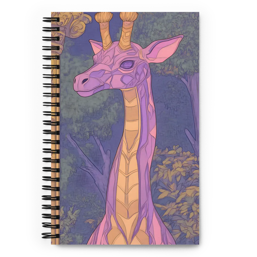 The Ethereal Giraffe | Spiral Notebook