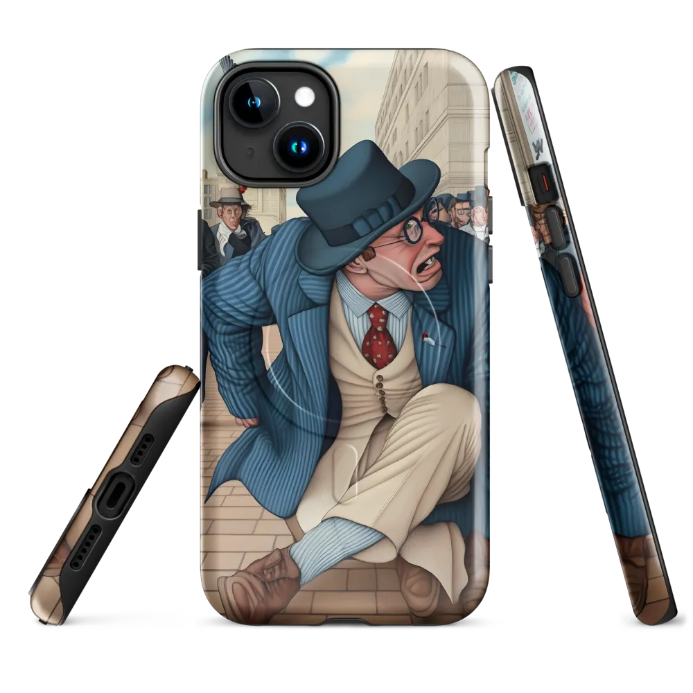 Caught in Tension | Phone Case |  15 Plus | MagSafe® Tough Case | Glossy