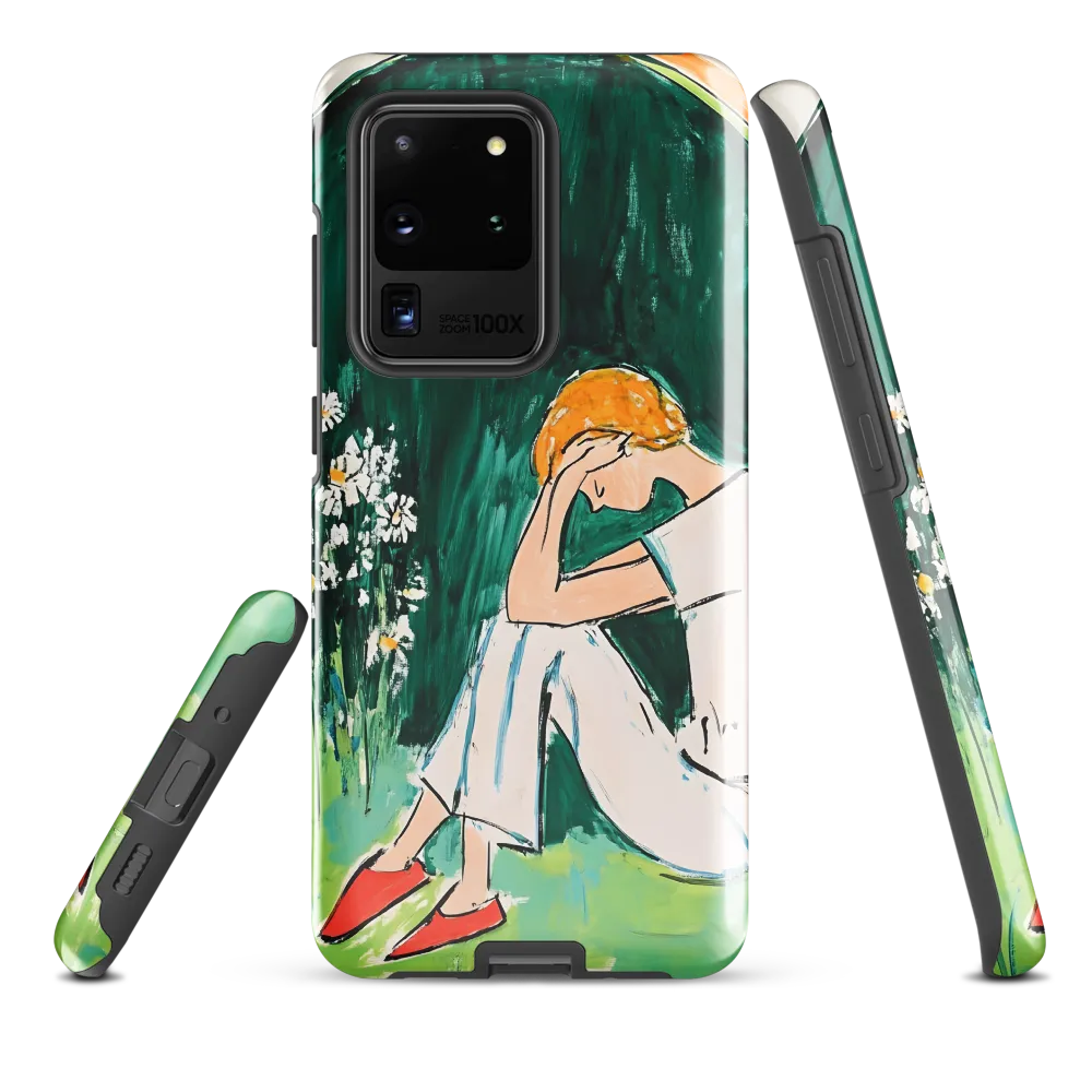 Silent Sorrow | Phone Case |  S20 Ultra | Tough Case | Glossy