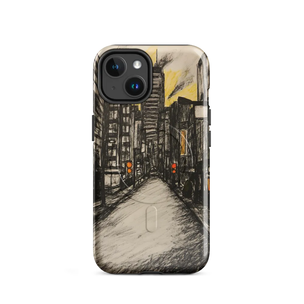 Cityscape of Solitude | Phone Case |  14 | MagSafe® Tough Case | Glossy