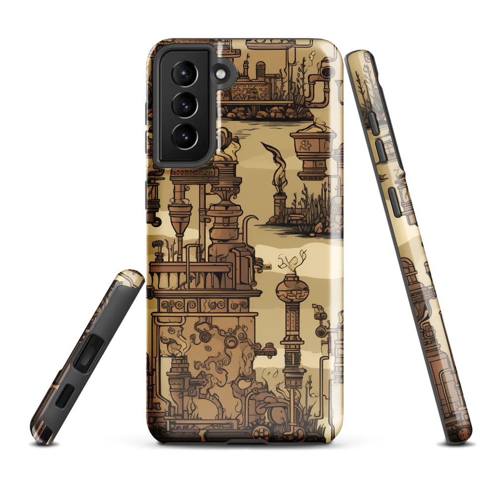 Whimsical Industrial Landscape