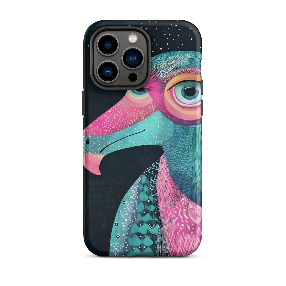 Whimsical Vulture: A Dance of Colors