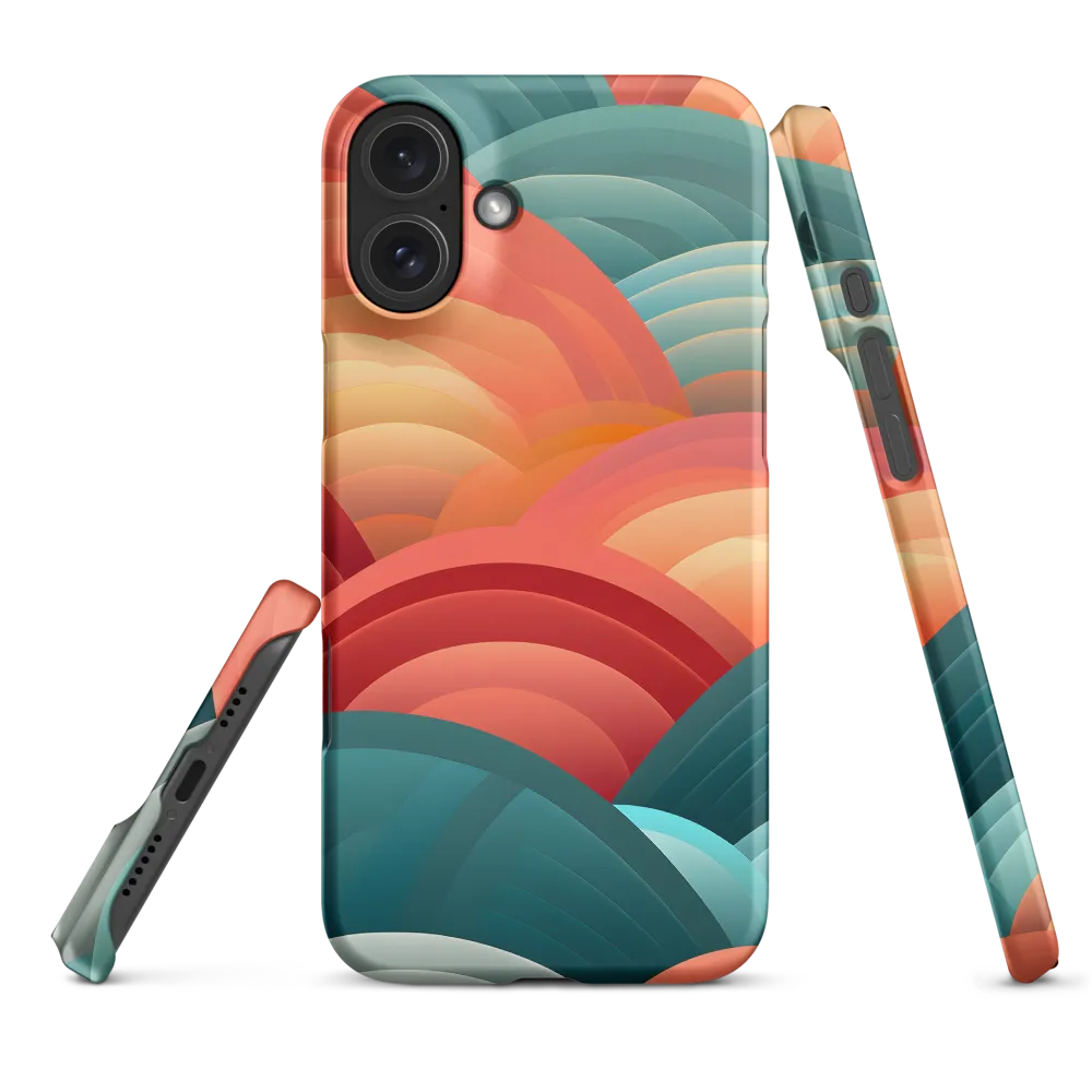 Rhythms of the Waves | Phone Case |  16 Plus | Snap Case | Matte