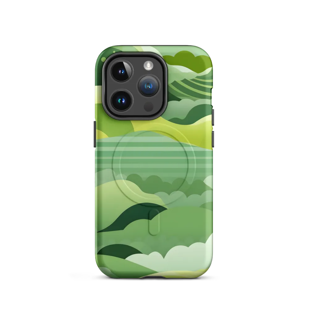Tranquility in Green Waves