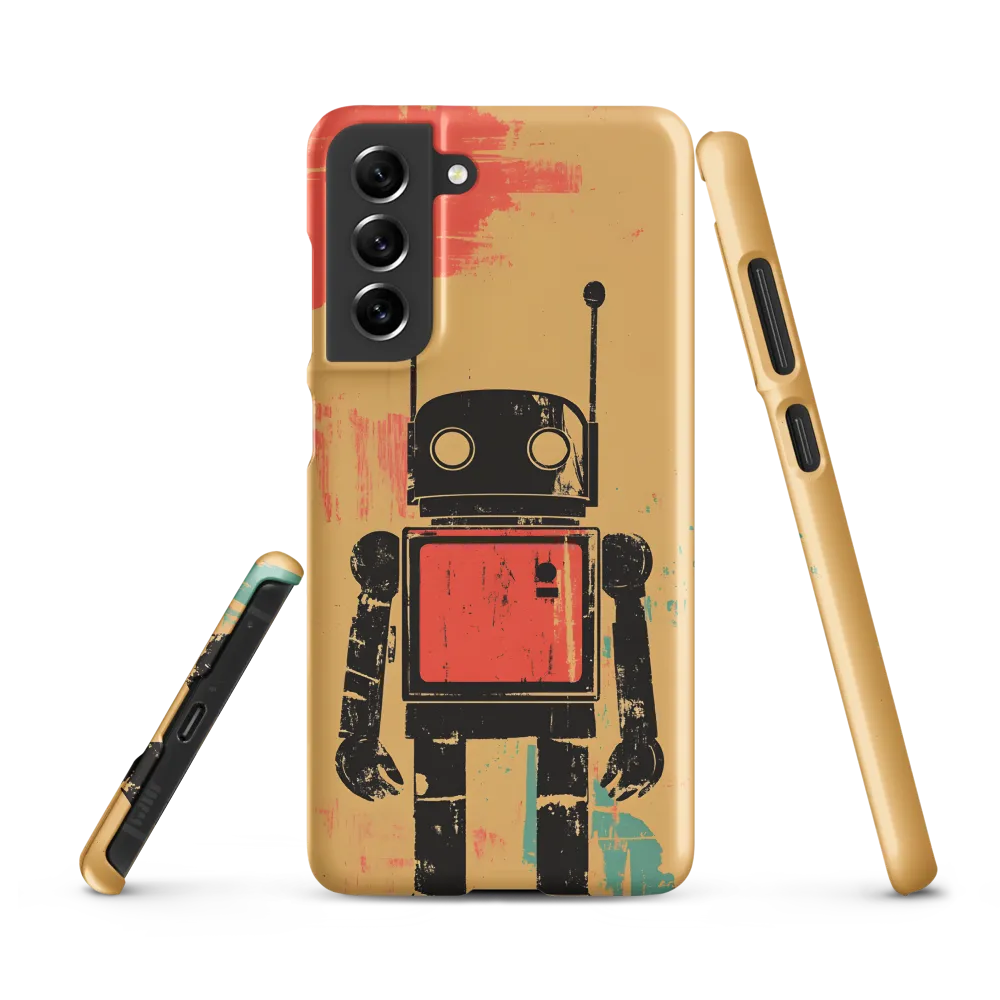 The Retro Robot | Phone Case |  S21 FE | Snap Case | Matte