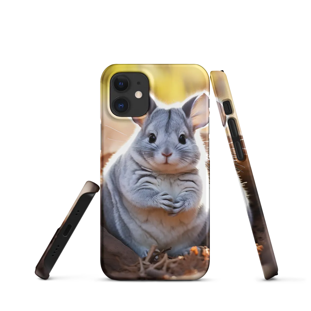 Gentle Whispers of Nature: The Chinchilla | Phone Case |  12 Mini | Snap Case | Matte