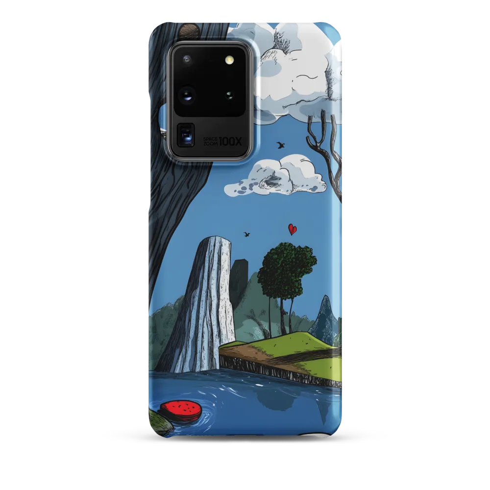 Whimsical Cliffside Reflections