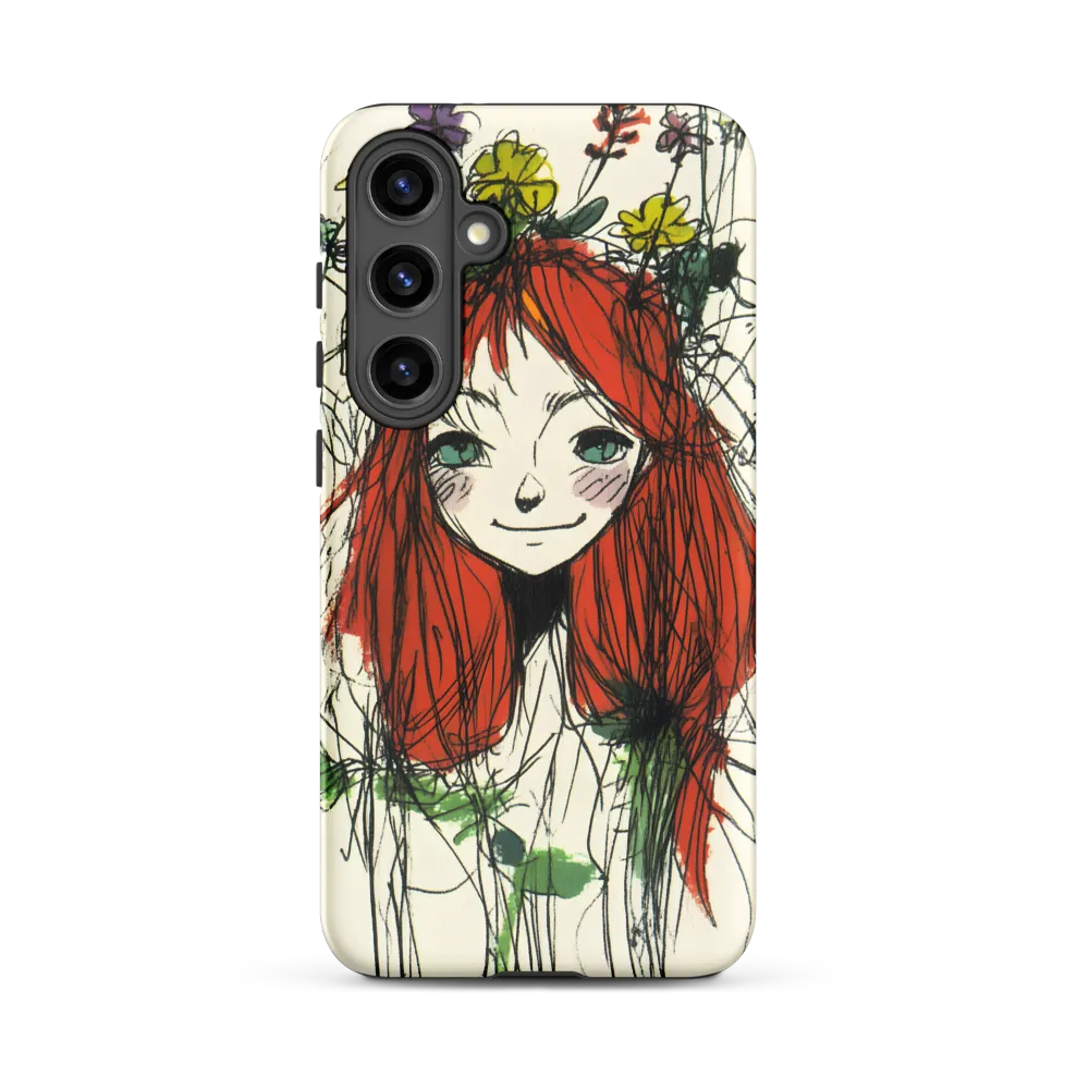 Whimsical Floral Portrait
