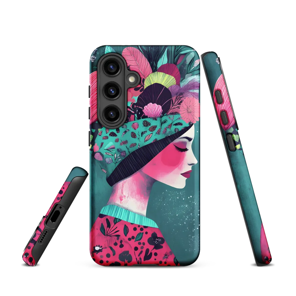 Whimsical Floral Portrait
