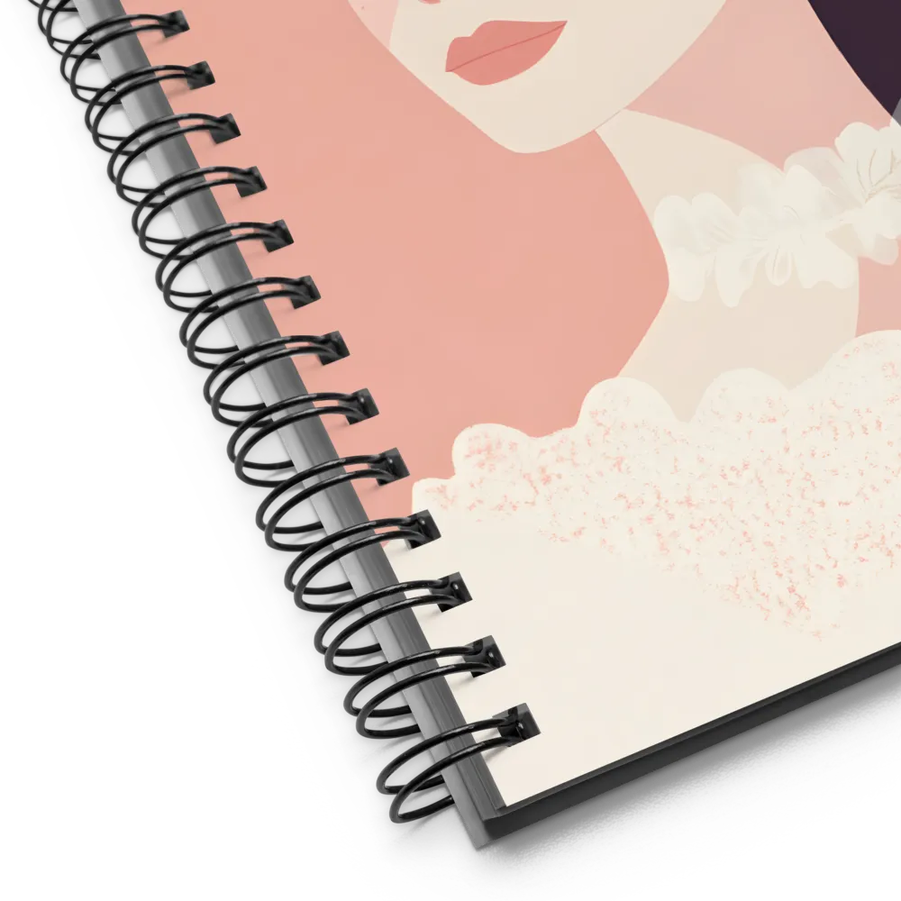 Elegance in Pink | Spiral Notebook