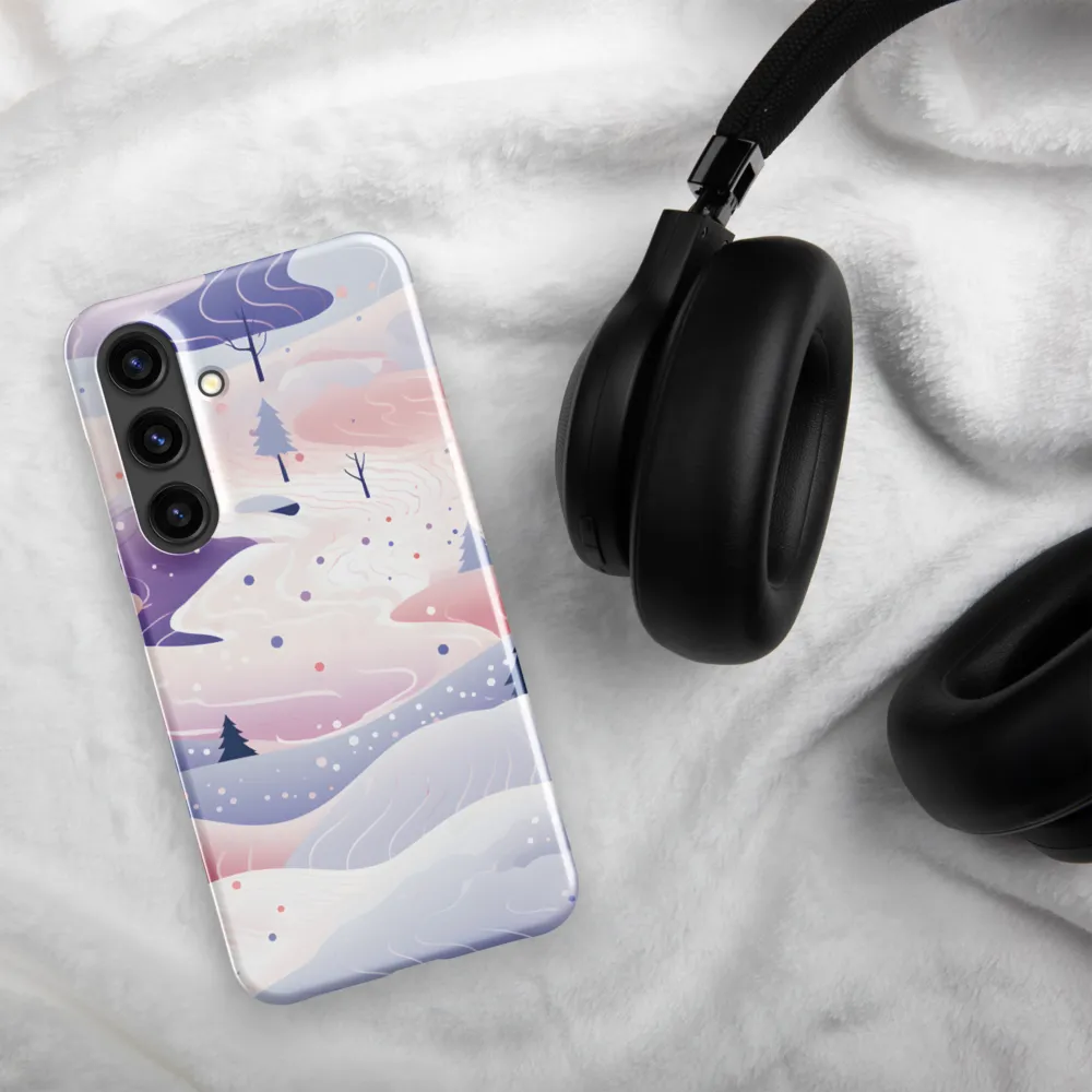 Dreamy Winter Landscape | Phone Case |  S24 | Snap Case | Glossy