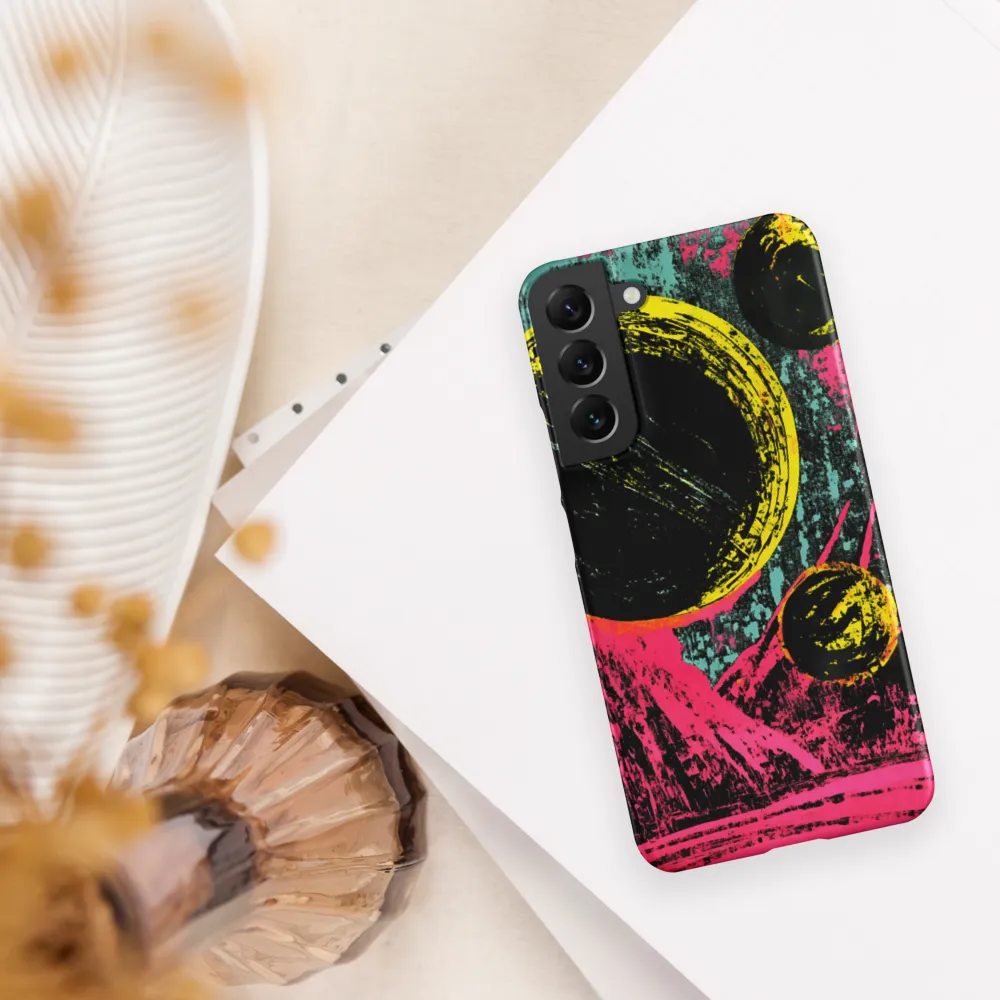 Cosmic Dance: An Abstract Exploration | Phone Case |  S22 Plus | Snap Case | Matte