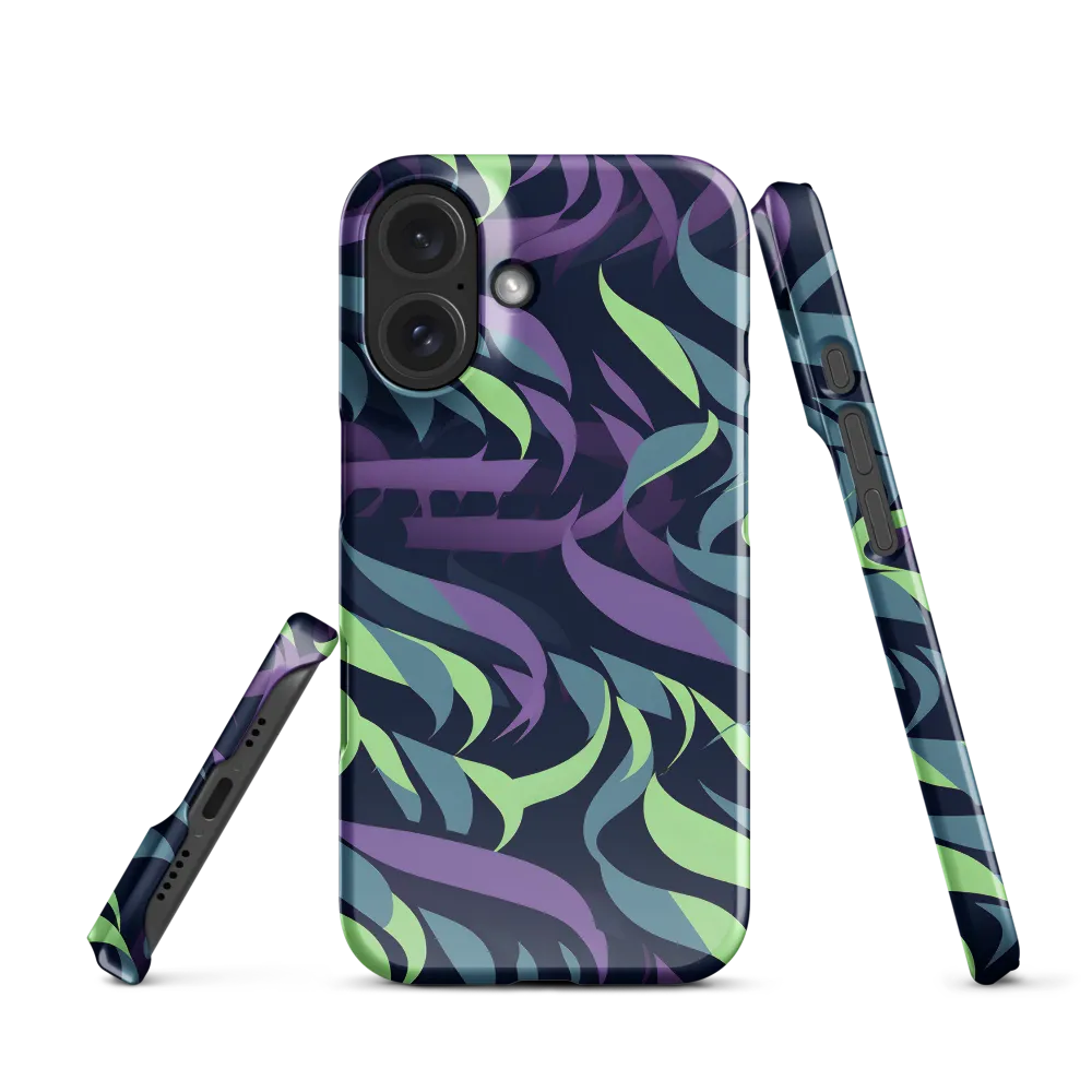 Fluid Waves of Color | Phone Case |  16 | Snap Case | Glossy