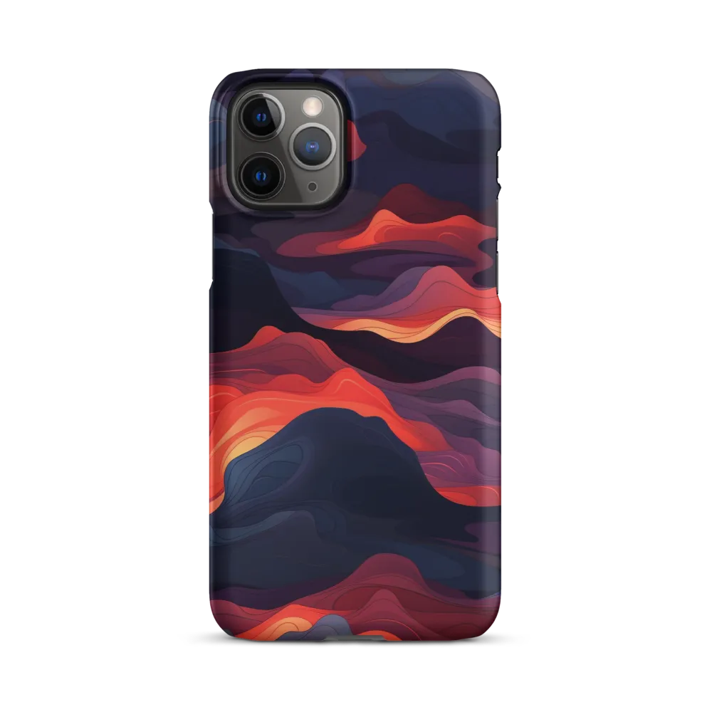 Ethereal Waves of Color | Phone Case |  11 Pro | Snap Case | Matte