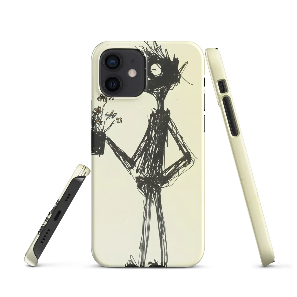 Whimsical Figure with Flowers