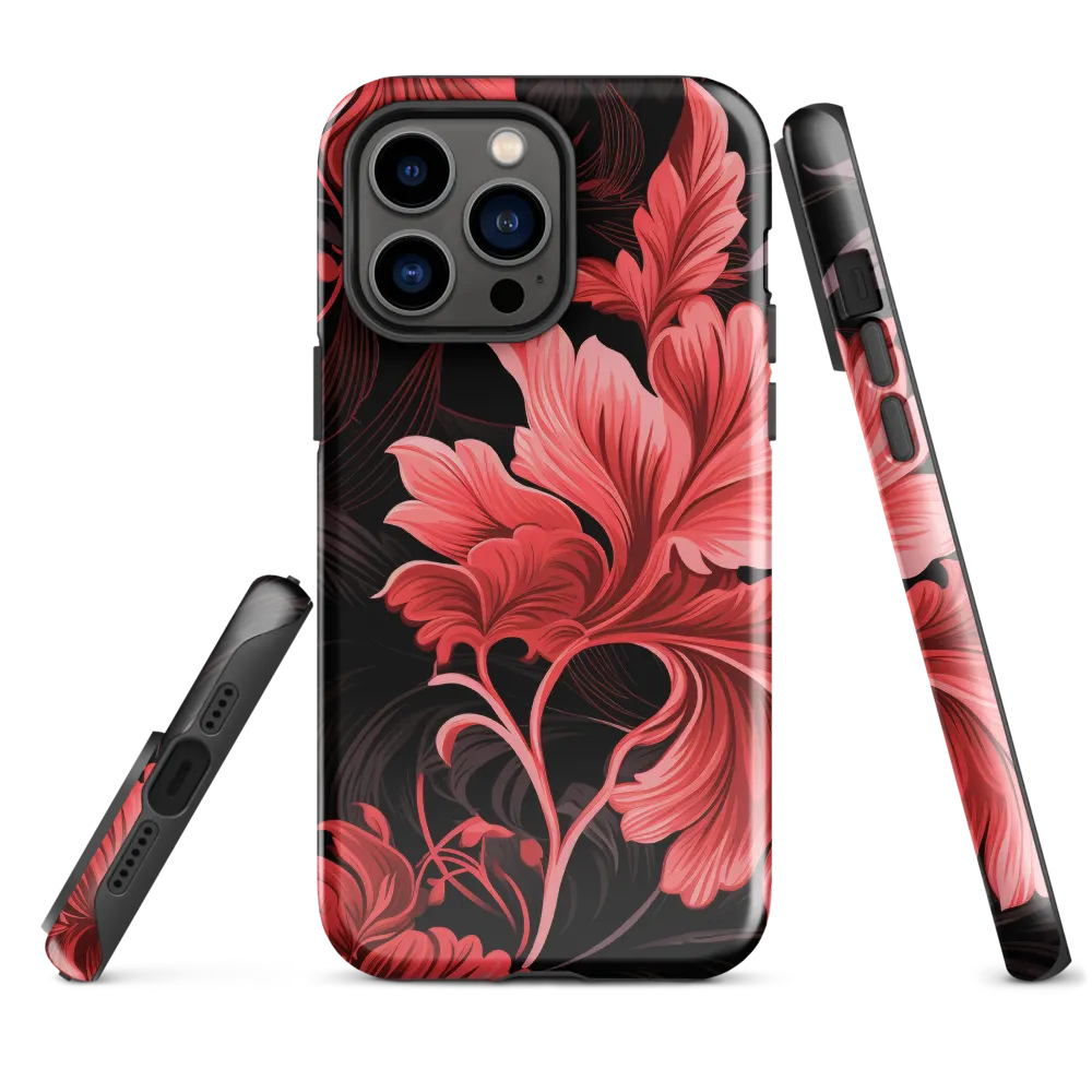 Tropical Elegance in Red