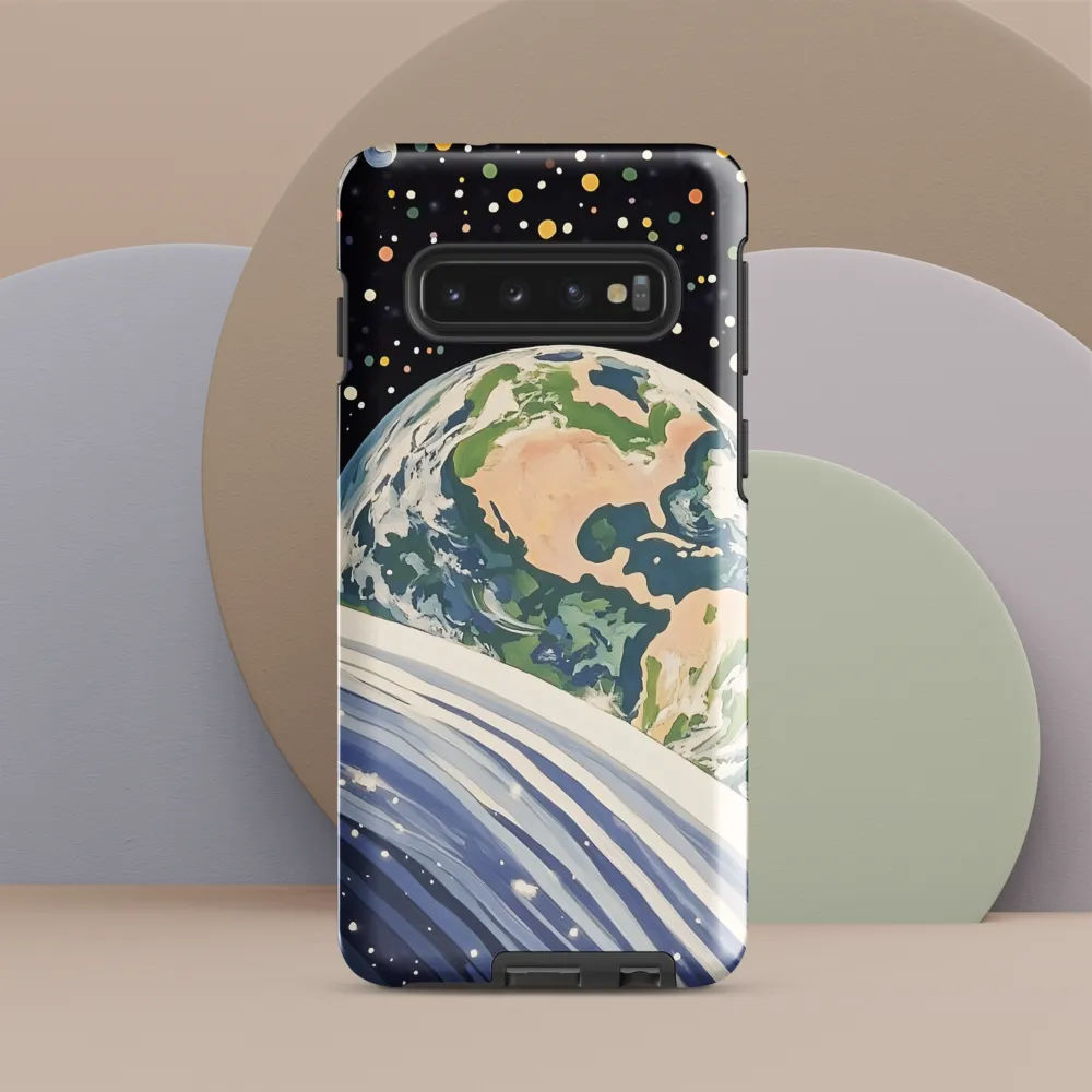 Celestial View: A Surreal Journey Through Space