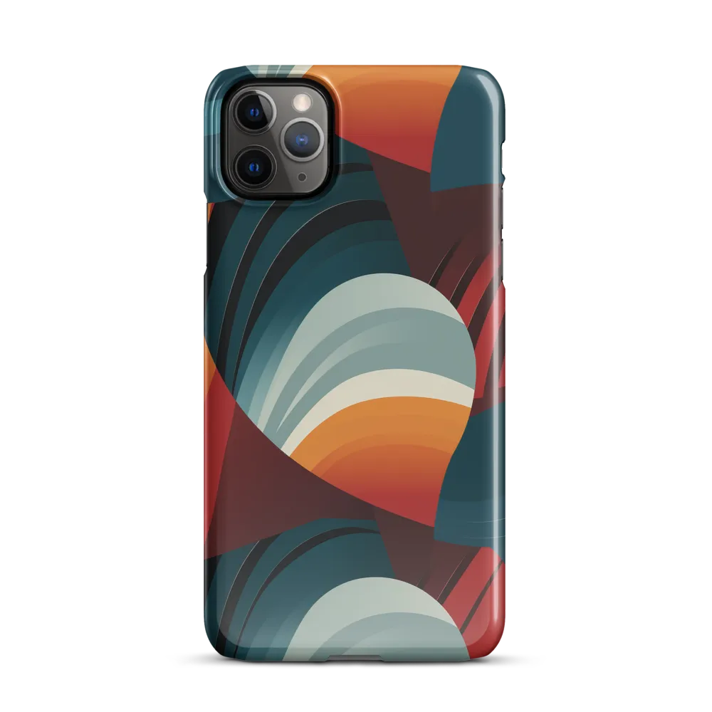 Dynamic Abstractions: A Dance of Forms and Colors | Phone Case |  11 Pro Max | Snap Case | Glossy