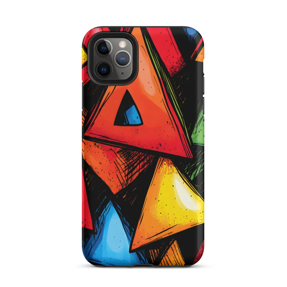 Vibrant Triangles in Abstract Harmony