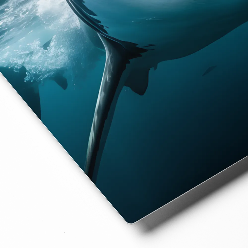 Majesty of the Ocean: The Great White Shark | Metal Print | 16″×20″