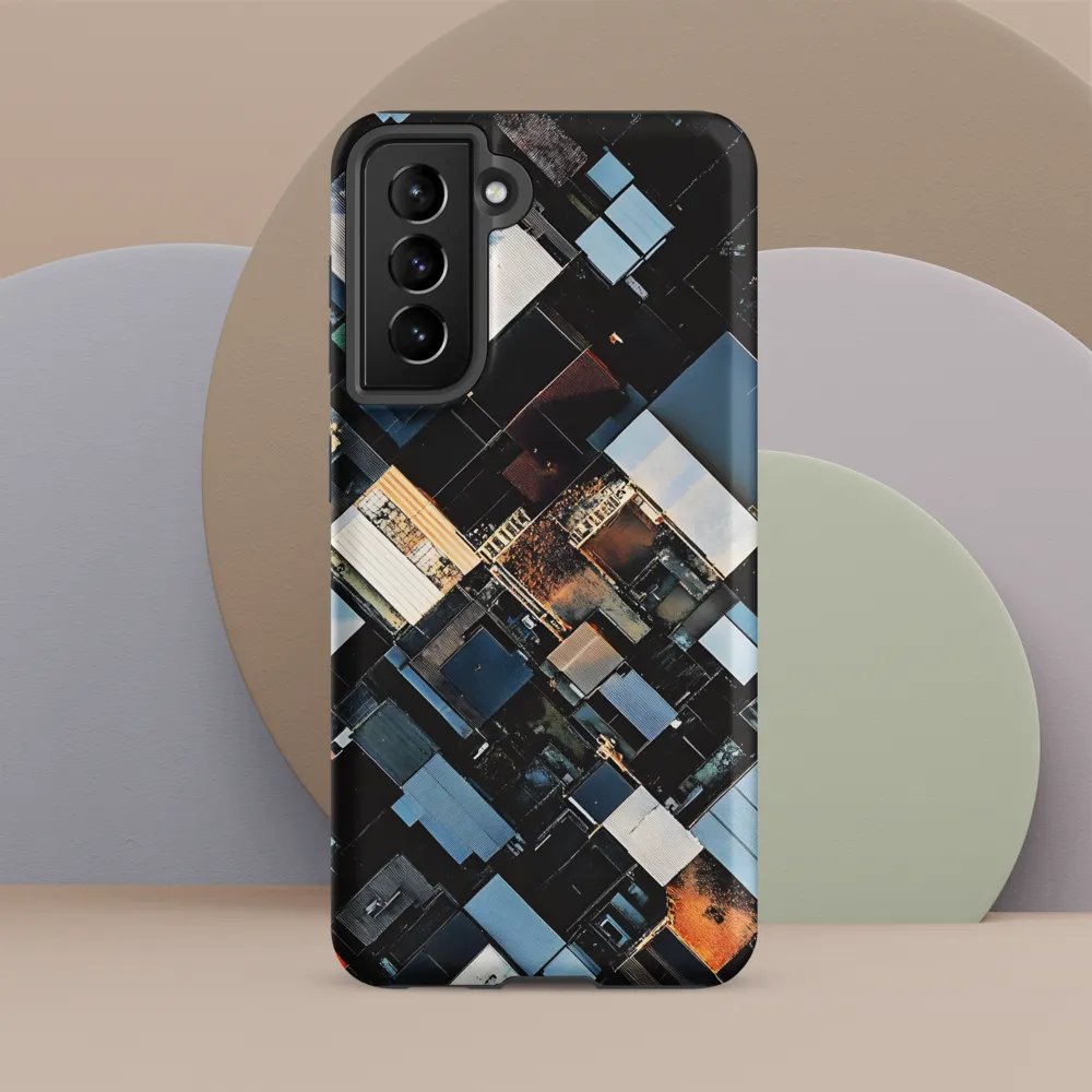 Urban Mosaic from Above | Phone Case |  S21 FE | Tough Case | Matte