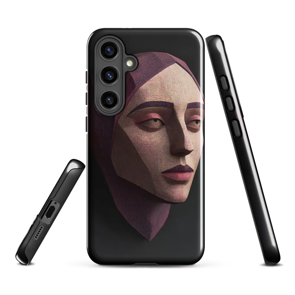 Geometric Elegance: A Contemporary Portrait