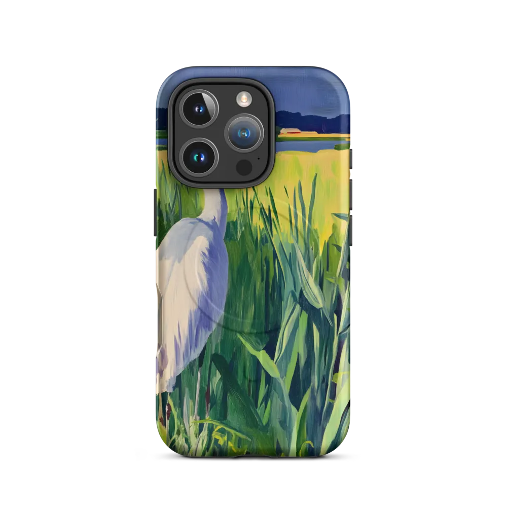 Graceful Presence: The Heron in the Meadow