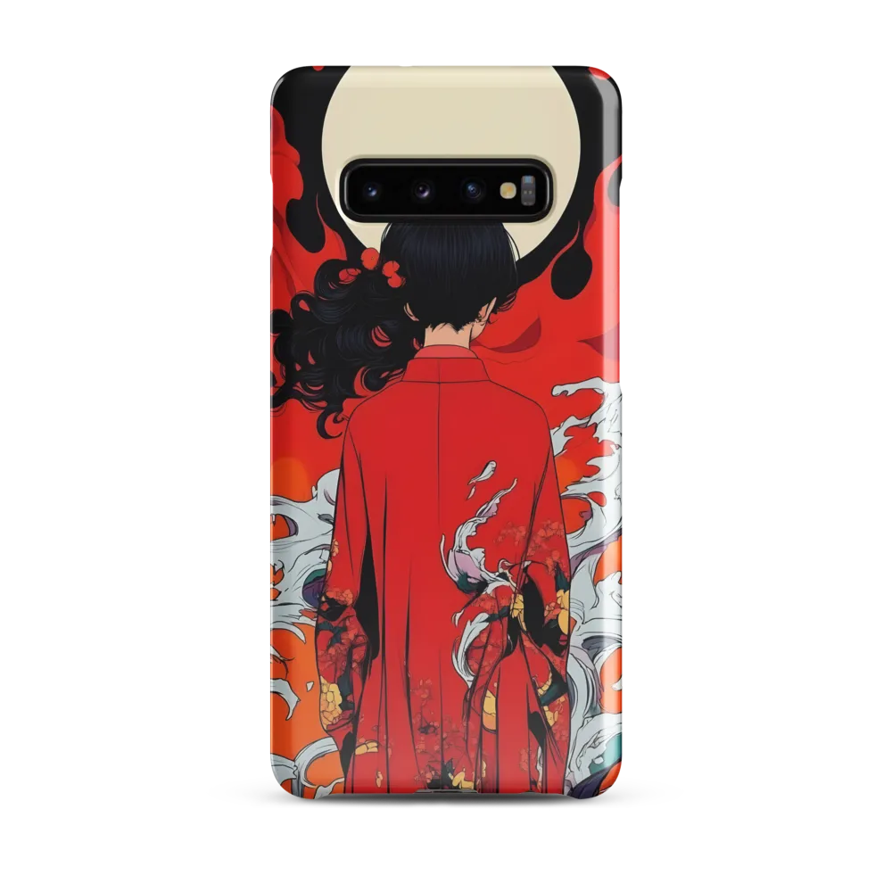 Ethereal Whispers of Flame and Water | Phone Case |  S10 Plus | Snap Case | Glossy