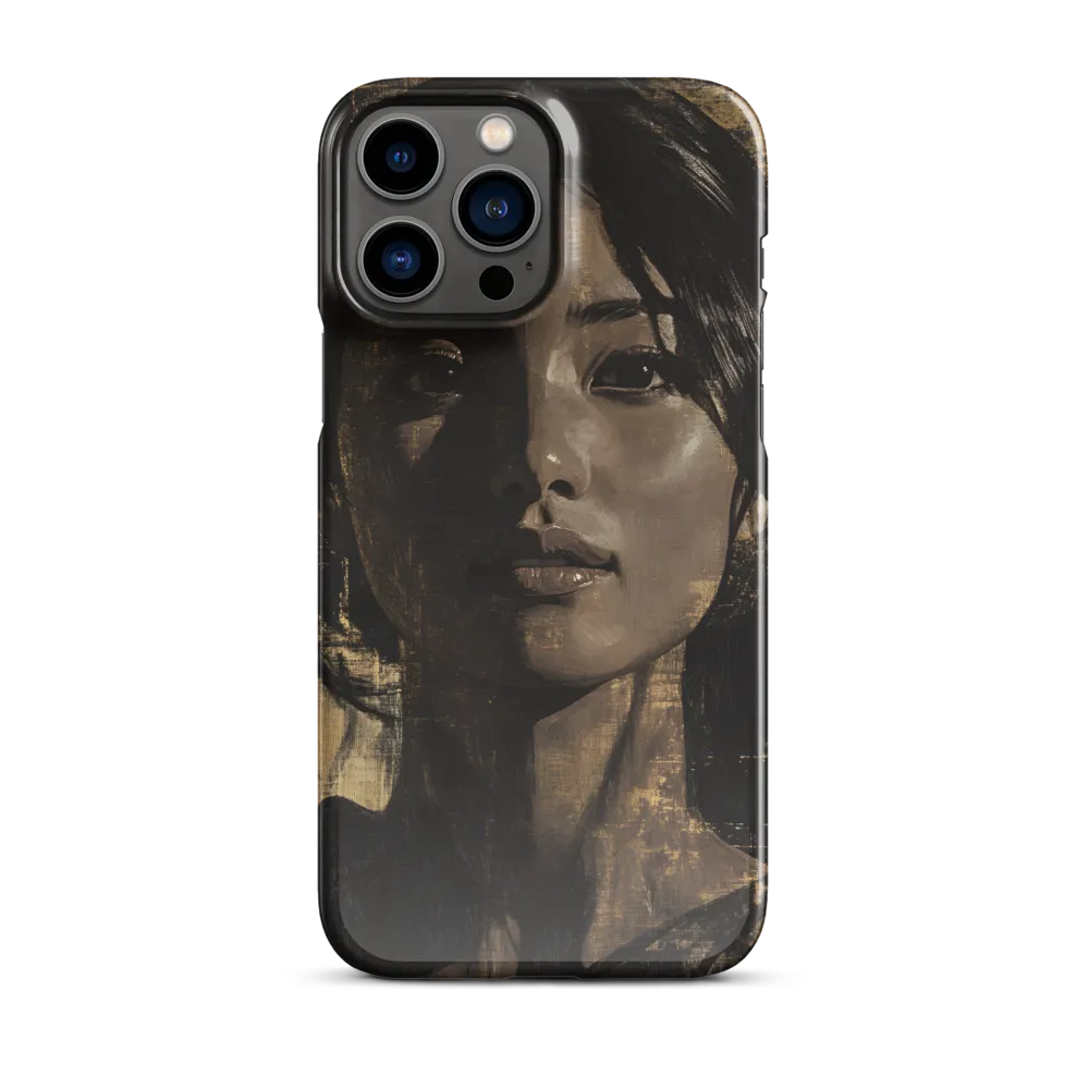 Golden Gaze: A Contemporary Portrait