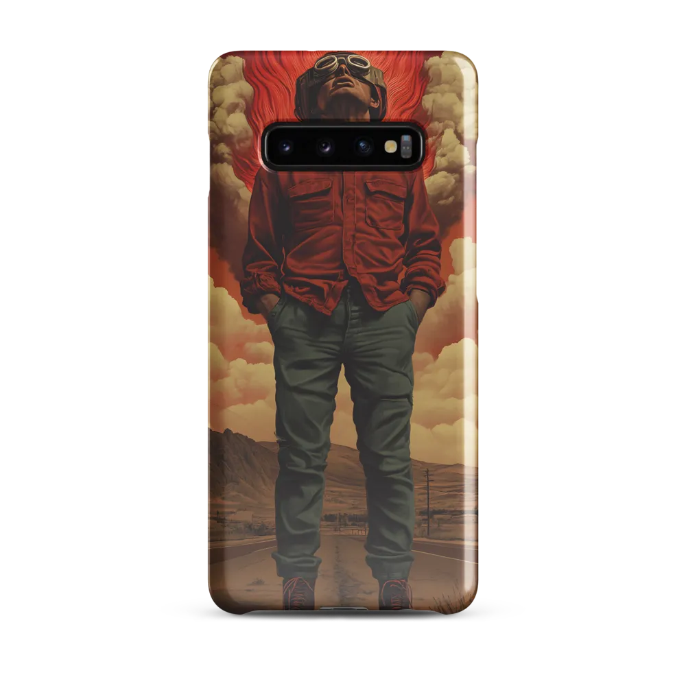 Defiant Spirit in a Surreal Landscape | Phone Case |  S10 Plus | Snap Case | Glossy