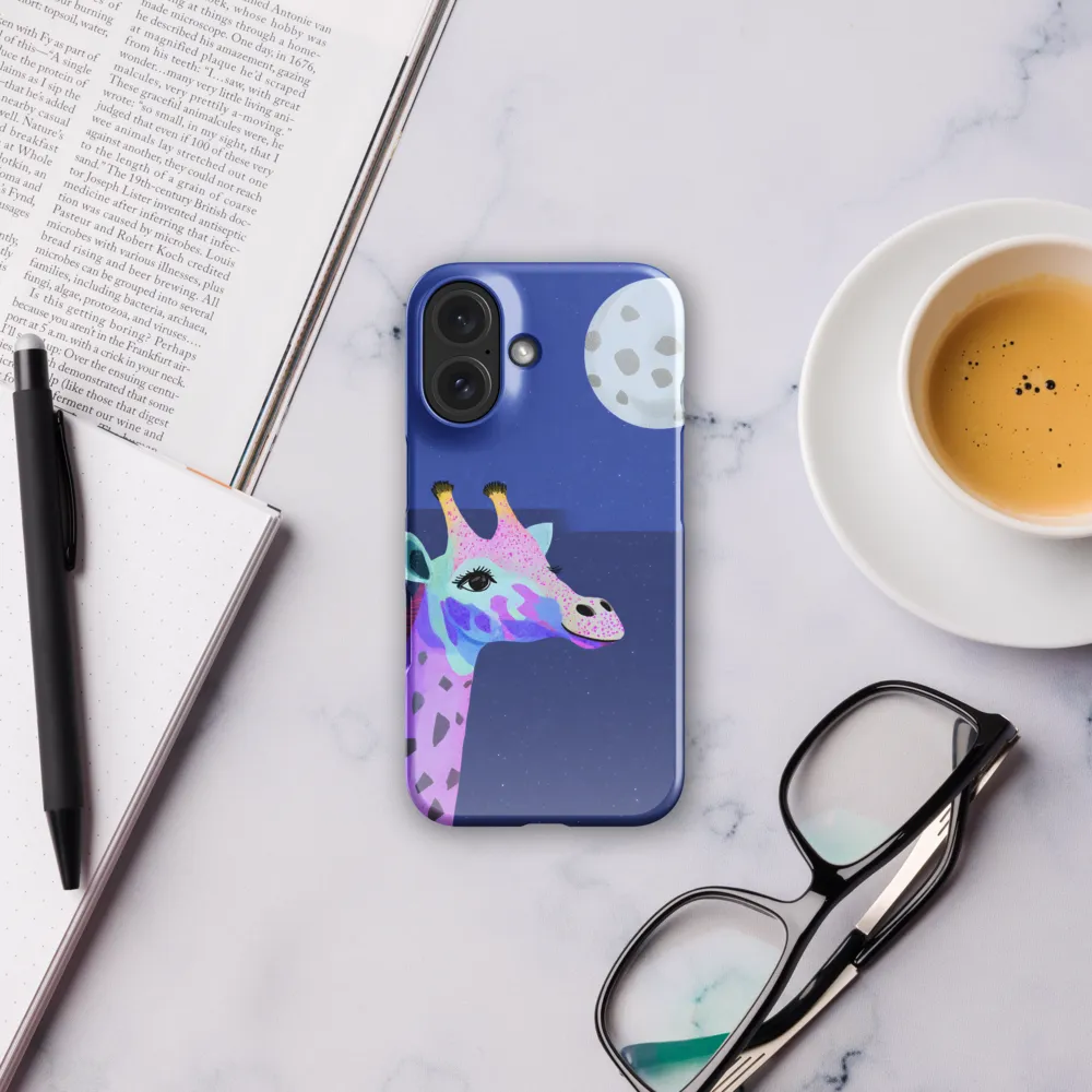 Whimsical Giraffe Under the Stars | Phone Case |  16 | Snap Case | Glossy