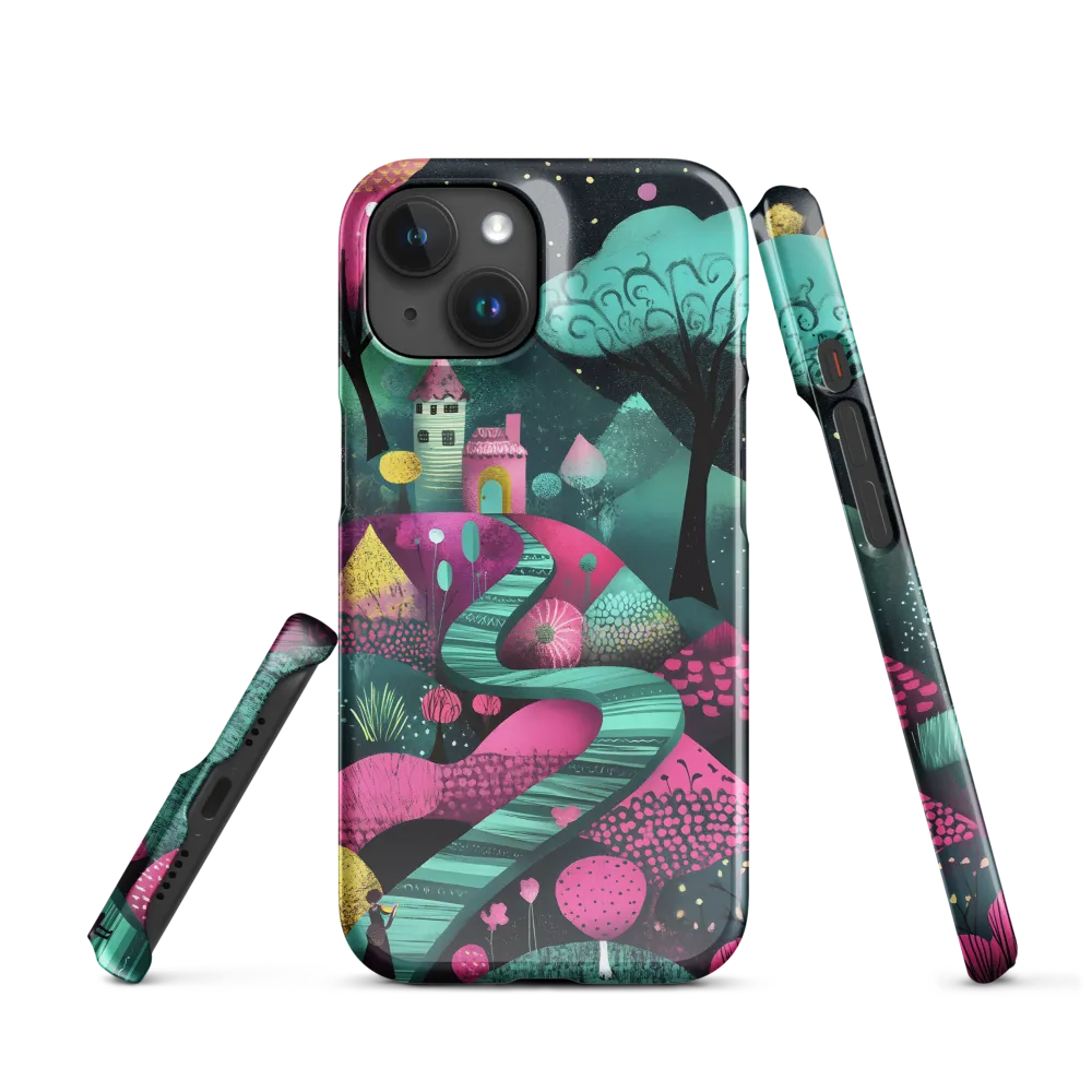 Whimsical Journey through Colorful Lands | Phone Case |  15 | Snap Case | Glossy
