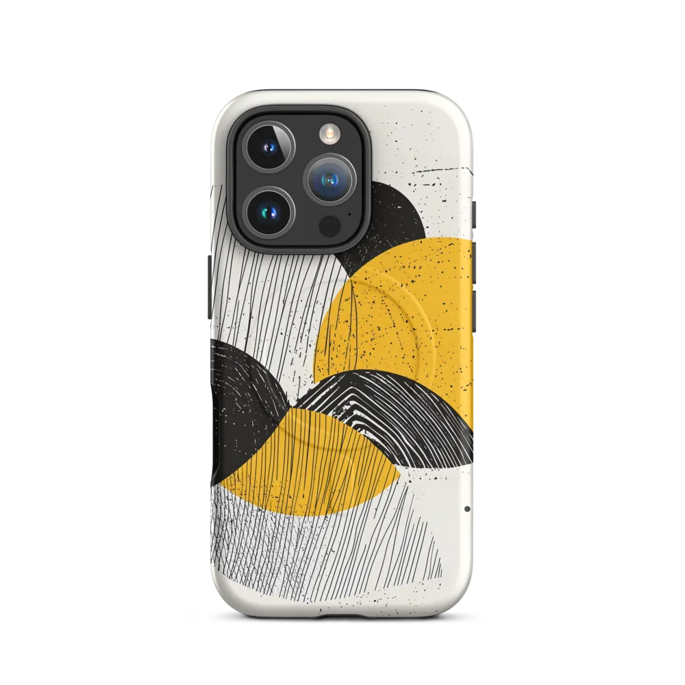 Dynamic Harmony in Black and Yellow