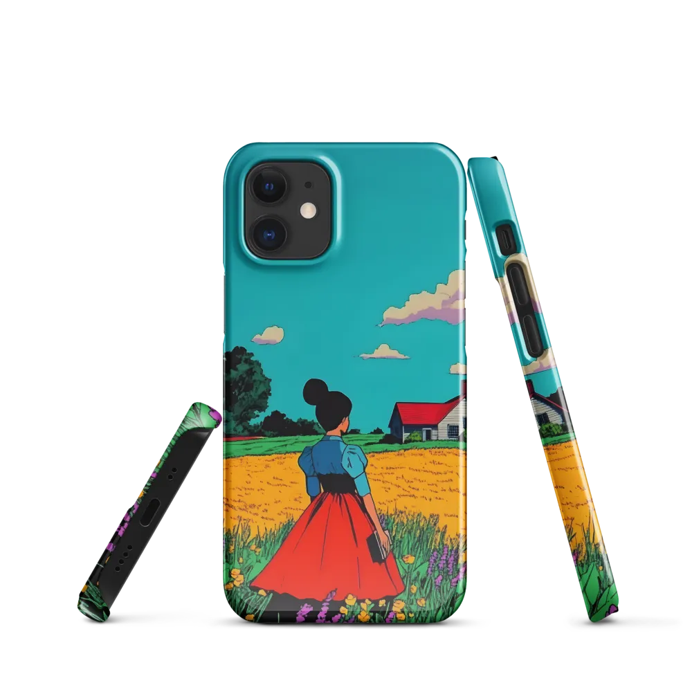 Whispers of a Sunlit Meadow | Phone Case |  12 Mini | Snap Case | Glossy