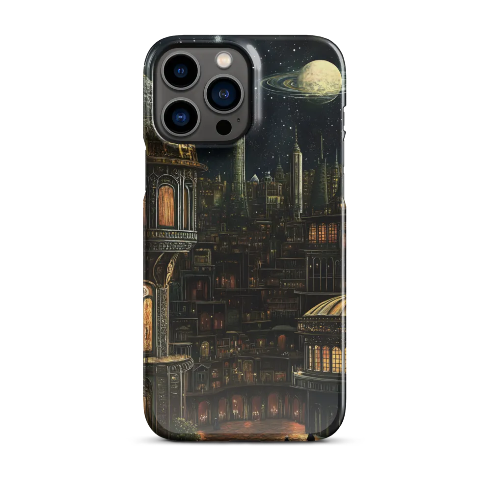 Celestial Enigma: A Surreal Cityscape