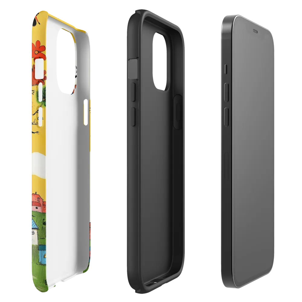 Whimsical Blooms of Life | Phone Case |  12 Pro Max | Tough Case | Matte