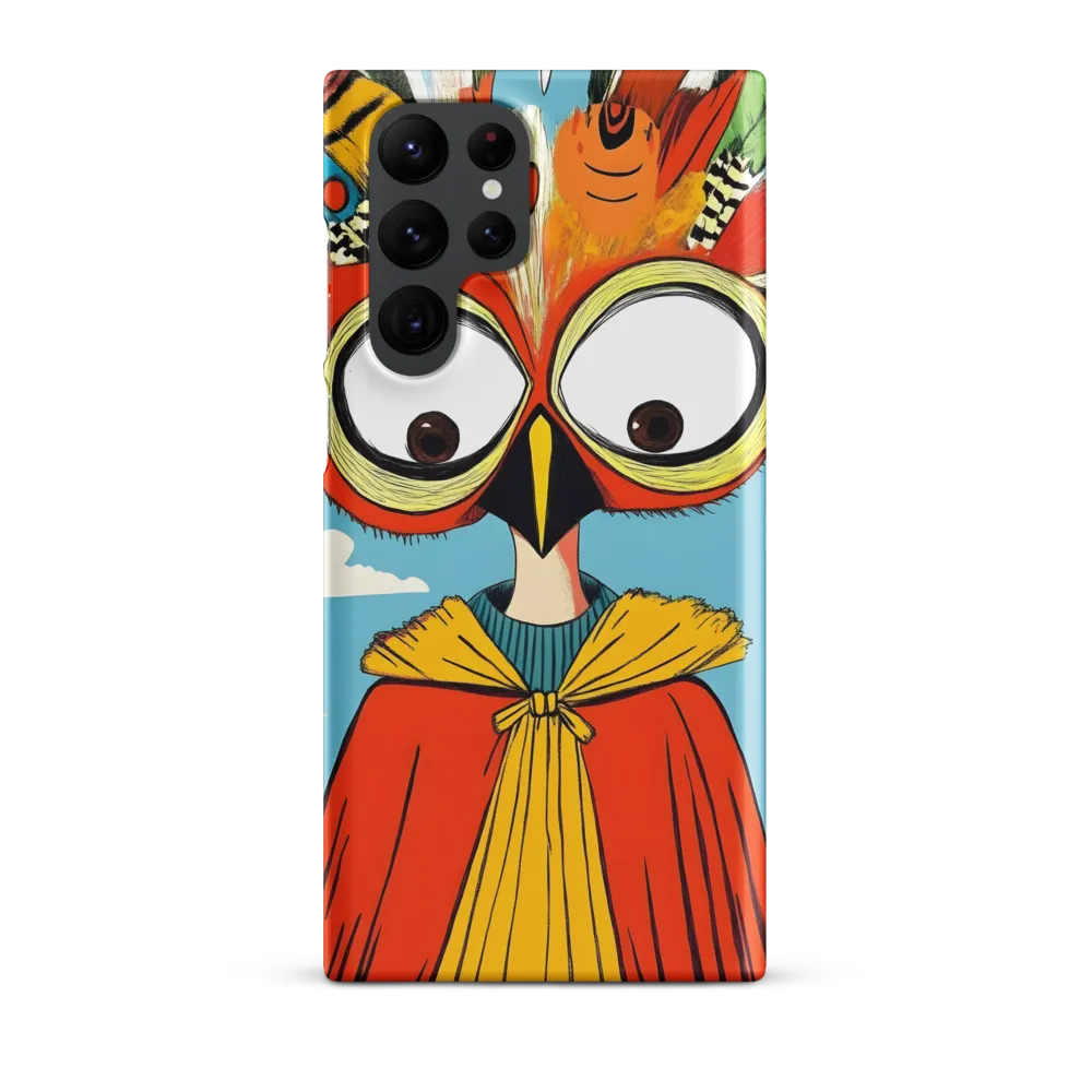 A Whimsical Encounter: The Owl-Human Fusion