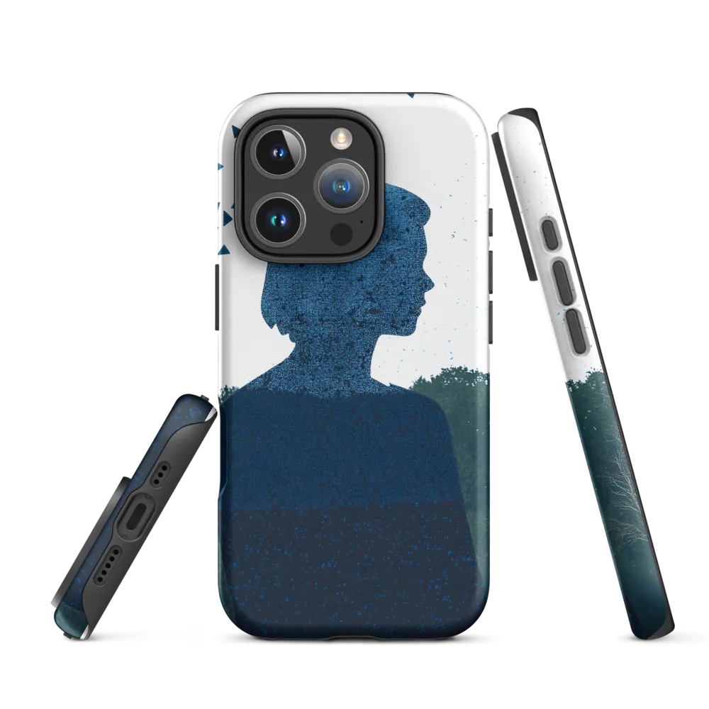 Blue Contemplation | Phone Case |  16 Pro | Tough Case | Matte