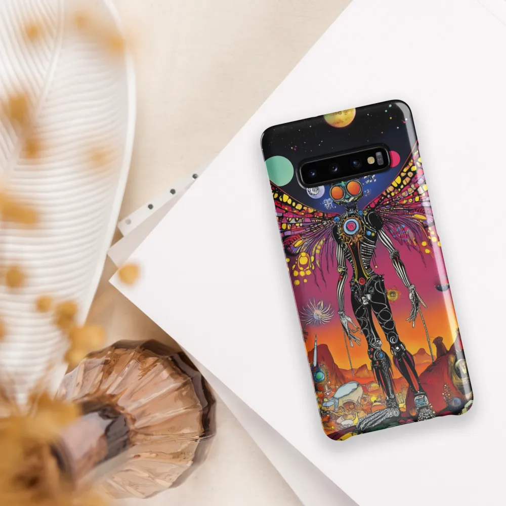 Celestial Winged Skeleton. | Phone Case |  S10 Plus | Snap Case | Glossy