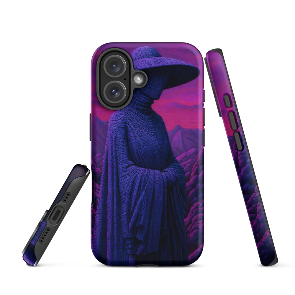 The Enigma of the Cloaked Figure | Phone Case