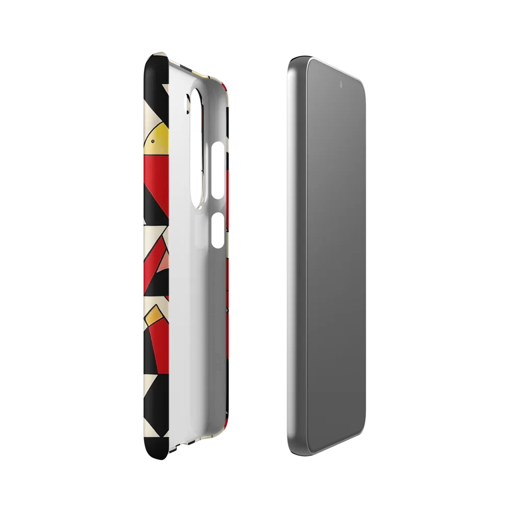 Dynamic Geometric Harmony | Phone Case |  S23 | Snap Case | Matte
