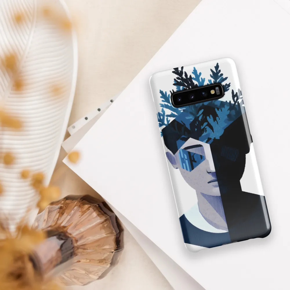 Nature's Reflection in a Surreal Portrait | Phone Case |  S10 Plus | Snap Case | Glossy