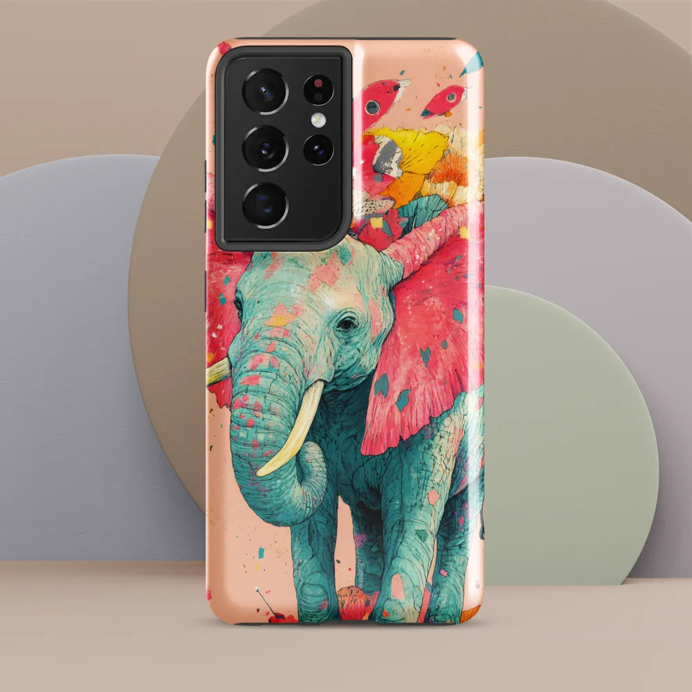 Whimsical Elegance: The Floral Elephant