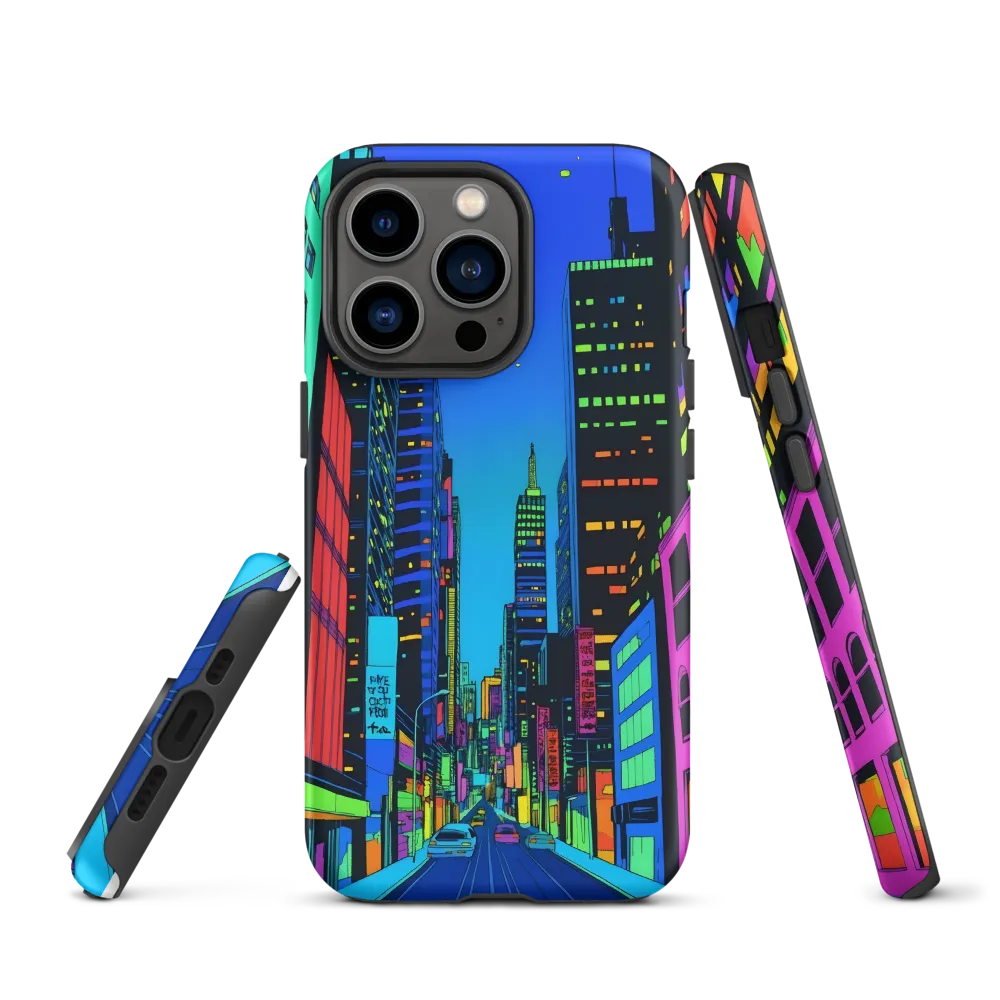 Neon Dreamscape: A Futuristic City at Dusk