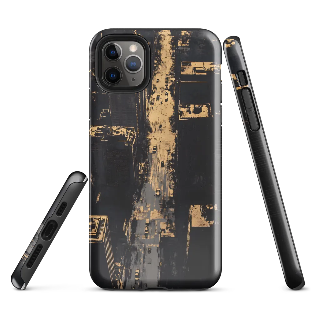 Golden Echoes of the Urban Landscape | Phone Case |  11 Pro Max | Tough Case | Glossy