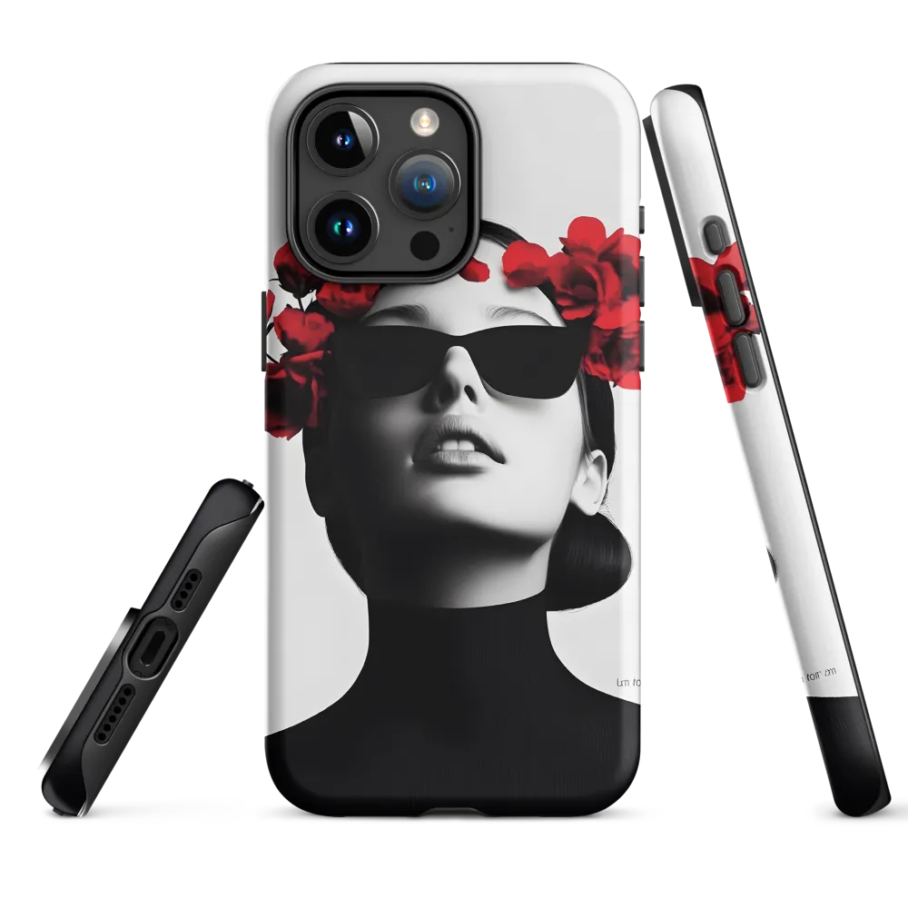 Blooming Elegance | Phone Case |  15 Pro Max | Tough Case | Matte