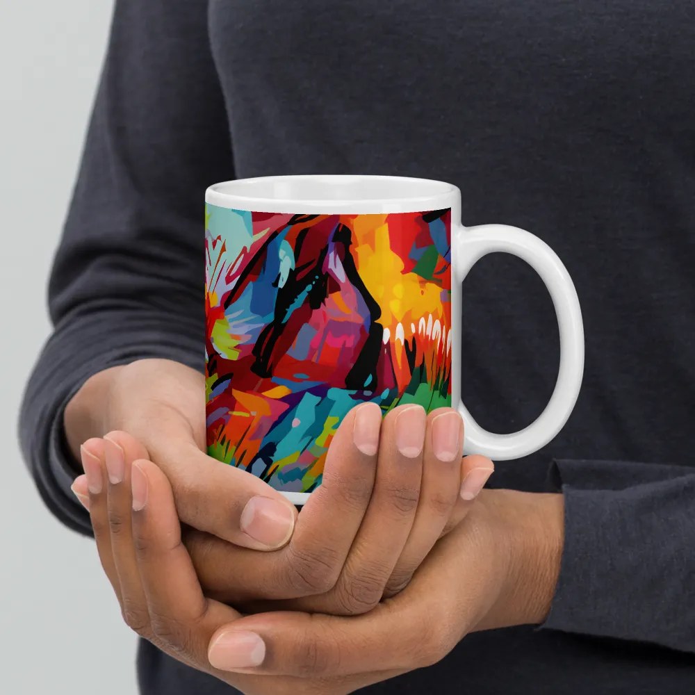 Colorful Lizard: An Abstract Adventure | Mugs | Multiple Sizes & Colors