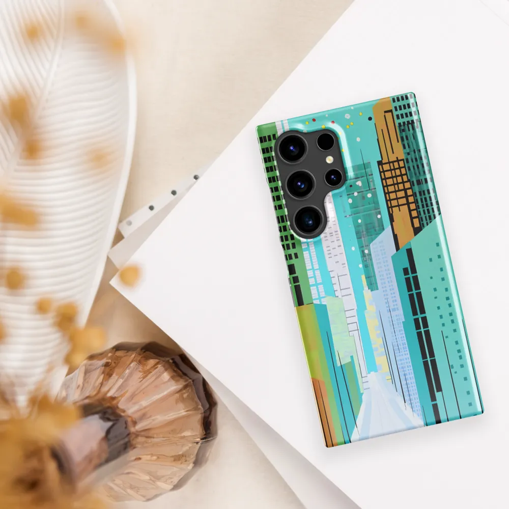Urban Symphony in Turquoise